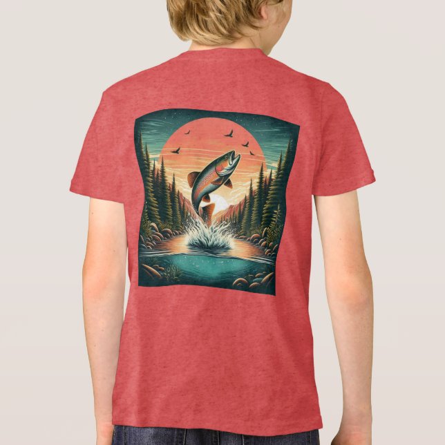 Esquerda, natureza personalizada de truta (Verso)