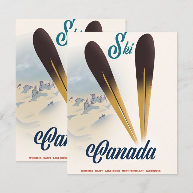 Esqui Canadá (Frente/Verso)