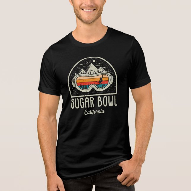 Esqui da Montanha do Açúcar Retro (Frente)