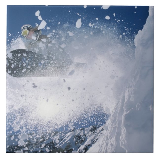 Esquiando no Resort Snowbird, Wasatch (Frente)