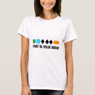 Esquiar Qual é o Seu Signo Camisa Divertida para H