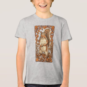 Esquilo Art Nouveau - esquilo engraçado amante
