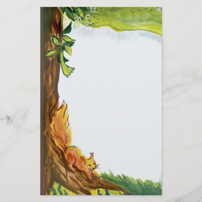 Esquilo - artigos de papelaria (Frente)