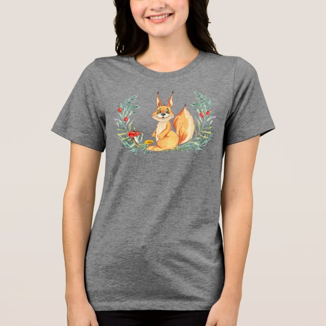 Esquilo de Aquarela (Frente)