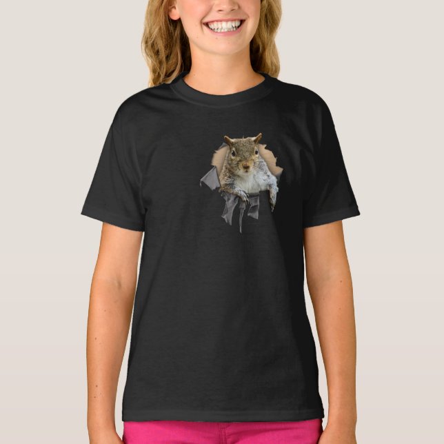 Esquilo de Camisa Estampado (Frente)