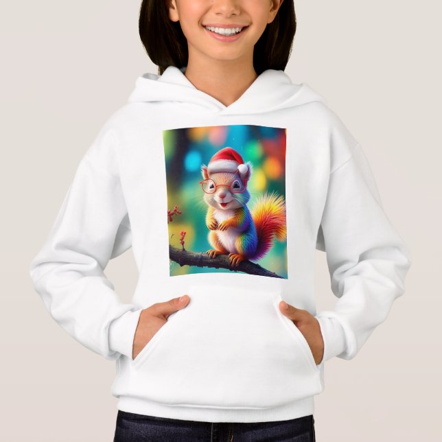 Esquilo De Natal Como Papai Noel-56765 (Frente)