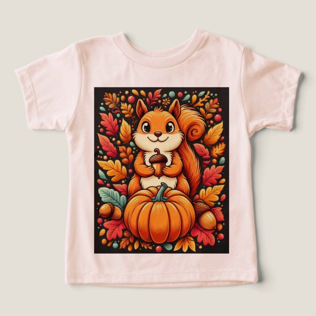 Esquilo e Abóbora (Design frontal)