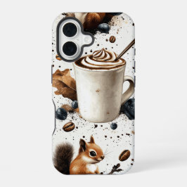Esquilo e Latte Whimsy - Capa de telefone de Cotta