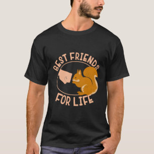 Esquilo Melhor Amigo Para A Camisa De Leve Longa V