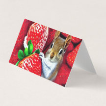 Esquilo No Pesado De Morango