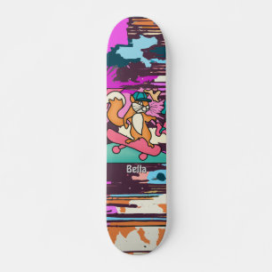 Esquilo Retro de Rua no skate   Engraçado