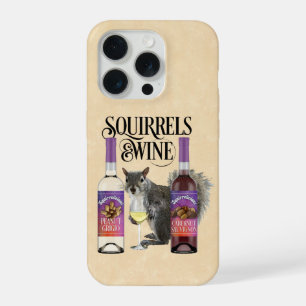 Esquilos e Vinho - Lover de esquilo engraçado e vi