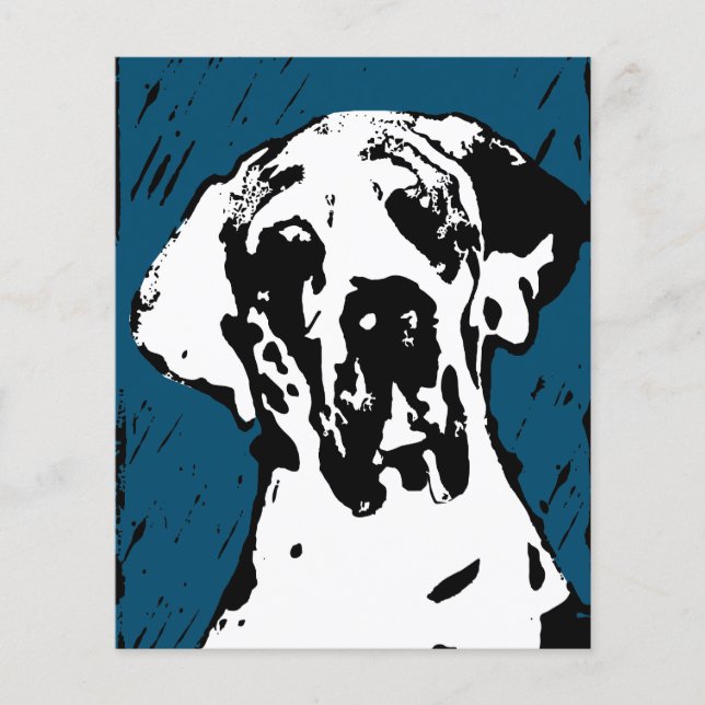 Esra Harlekin Dogue Alemão Flyer (Frente)