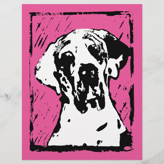 Esra Harlekin Great Dane (Frente)