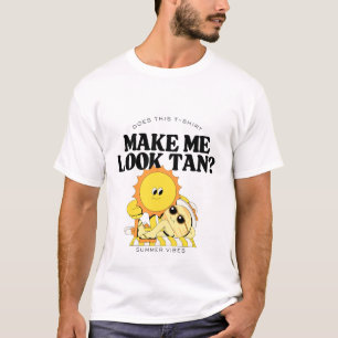 Essa camiseta me faz parecer bronzeada?