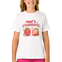 Essa é a camiseta Strawberrys Cute Kids