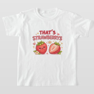 Essa é a camiseta Strawberrys Cute Kids