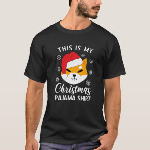 Essa é Minha Camisa de Natal Shiba Inu Moeda SHIB