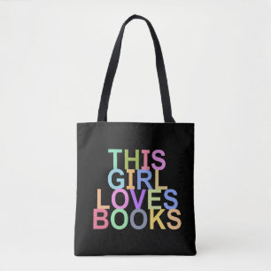 ESSA GAROTA ADORA LIVROS DE TOTE BAG