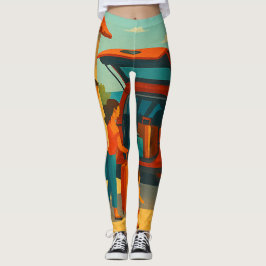 Essa legging mostra seu estilo e felicidade