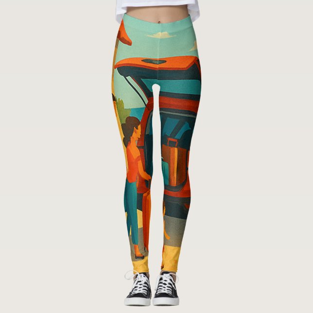 Essa legging mostra seu estilo e felicidade  (Frente)