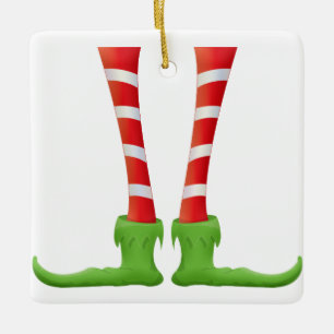 Essas Meias! E Aqueles Calçados! Ornamento cerâmic