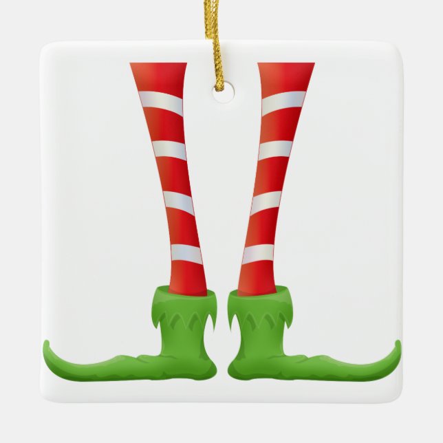 Essas Meias! E Aqueles Calçados! Ornamento cerâmic (Frente)