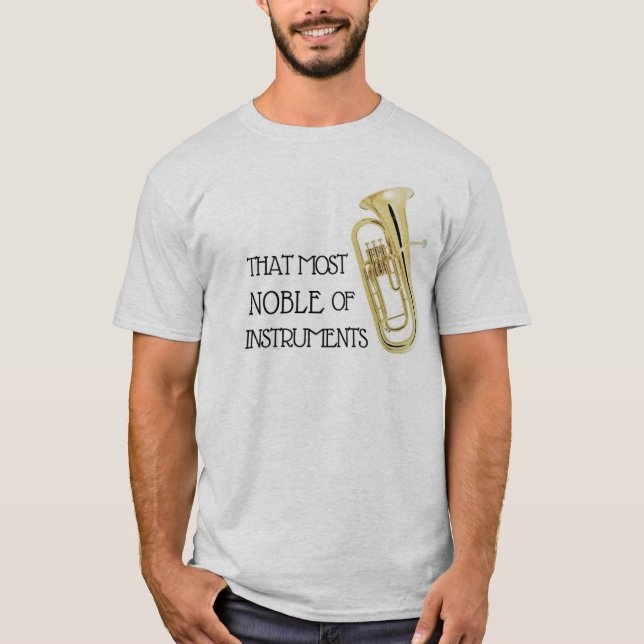 Esse a mais nobre dos instrumentos - camisa do (Frente)