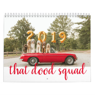 Esse calendário 2019 do pelotão de Dood