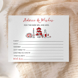 Esse é um cartão Amore italiano Red Chá de panela