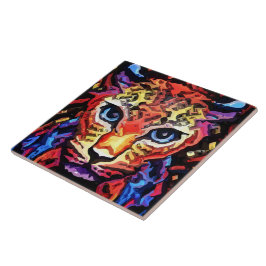 Esse Visual Colorido de Leopardo