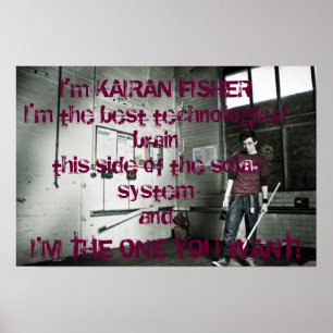 Esse você quer o poster de Kai COS (RARO)
