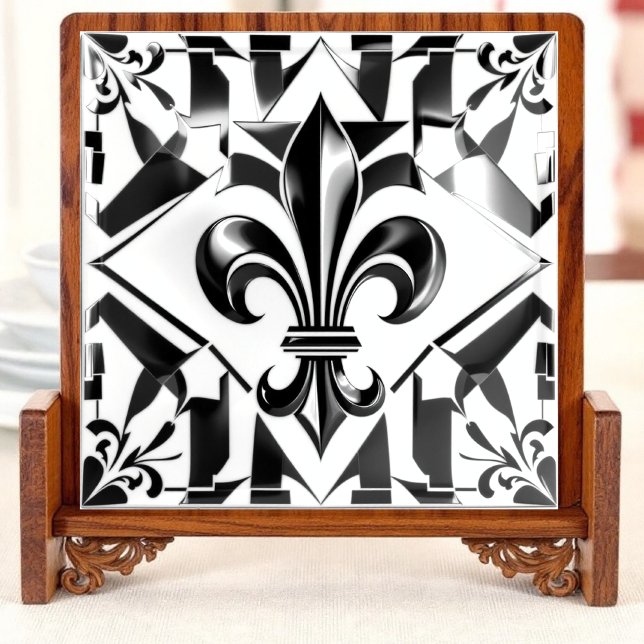 Essência de Flor Preto e Branco (Criador carregado)