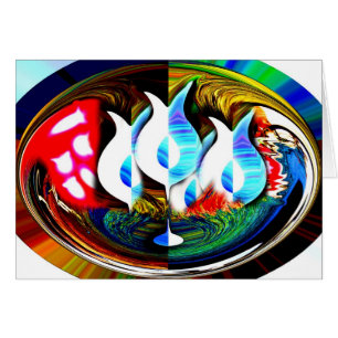 Essência do cartão artístico Springtime