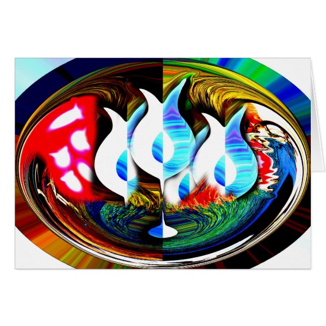 Essência do cartão artístico Springtime (Frente Horizontal)