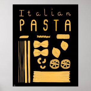 Essential Italy Poster - Massas italianas