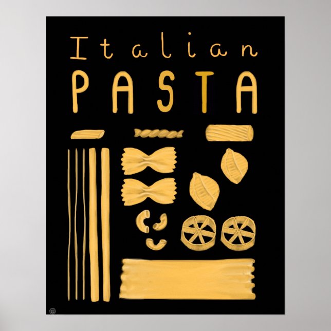 Essential Italy Poster - Massas italianas (Frente)