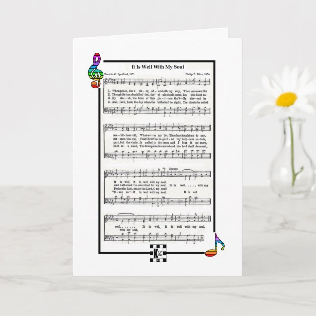 Está Bem Com O Meu Cartão De Saudação De Alma (Planta pequena)