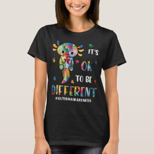 Está bem ser diferente. Camisa de gentileza