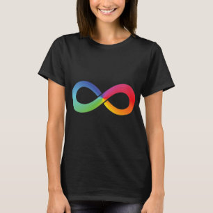 Esta camisa infinita do arco-íris simboliza o que