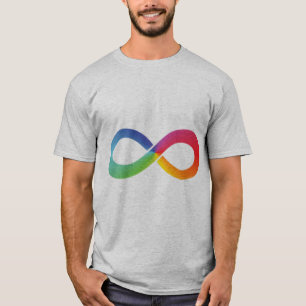 Esta camisa infinita do arco-íris simboliza o que 