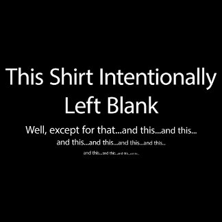 Esta Camisa Intencionalmente Em Branco