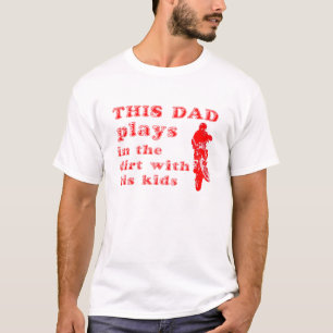 Esta Camiseta Este Pai Brinca Na Moto De Motocross