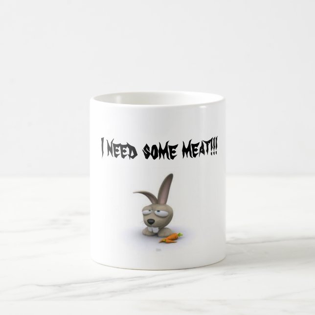 Esta caneca não é para vegetarianos (Centro)