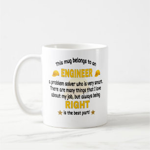 Esta Caneca Pertence A Um Engenheiro. Gift do eng
