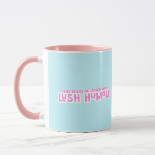 Esta caneca pertence a um humano exuberante (Esquerda)