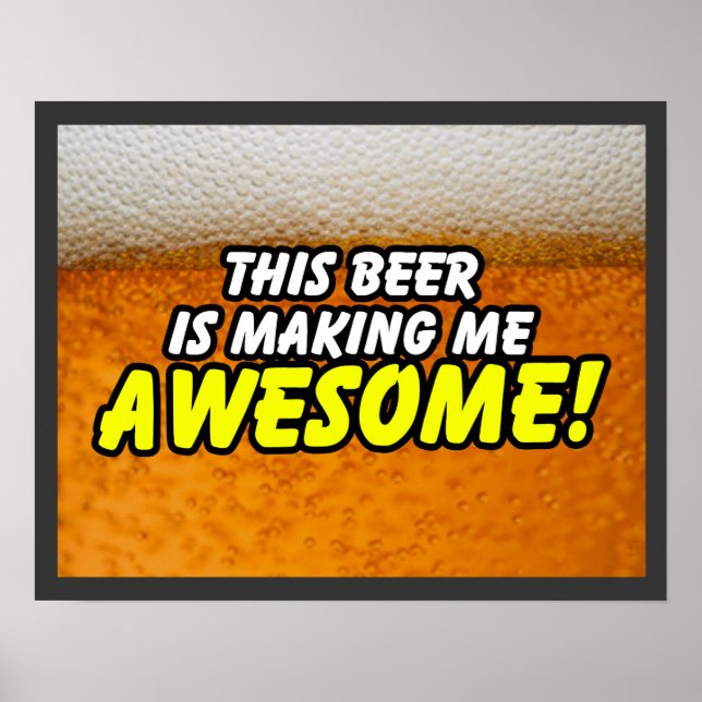 Esta Cerveja Poster $ 18,95 (Frente)