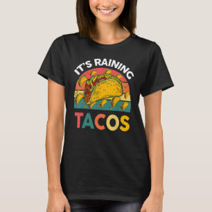 Está chovendo tacos camisa crianças Toddler Comida
