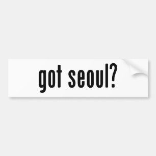 está com seoul? Adesivo de para-choque
