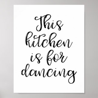 Esta Cozinha É Para A Poster De Dança